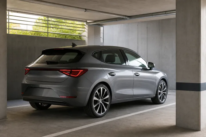 Automóvel estacionado durante um período prolongado num lugar coberto, com o capô fechado